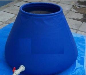 China 2500L Flexible Tank  Round Tarpaulin Water Tank Drought Resistant Onion Shape Water Tank on sale