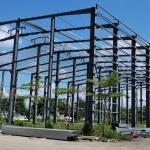Anti Rust Painting Metal Workshop Buildings Prefabricated Metal Warehouse ODM