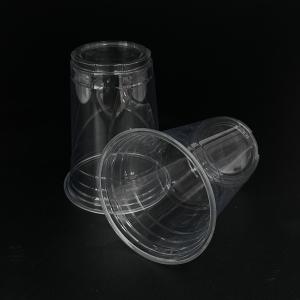 Wholesale Takeaway Disposable 8oz 9oz 10oz 12oz 16oz 20oz 24oz Branded Logo Custom Printed Clear Plastic PET Cups from china suppliers