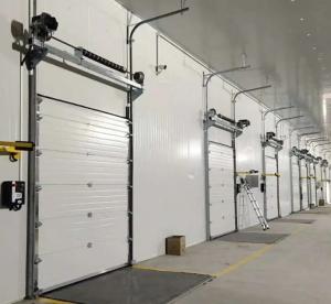 Wholesale White Powder Coated Weather Sealed Overhead Sectional Door Double Skinned Panels Safety Edge Suppliers Factory from china suppliers
