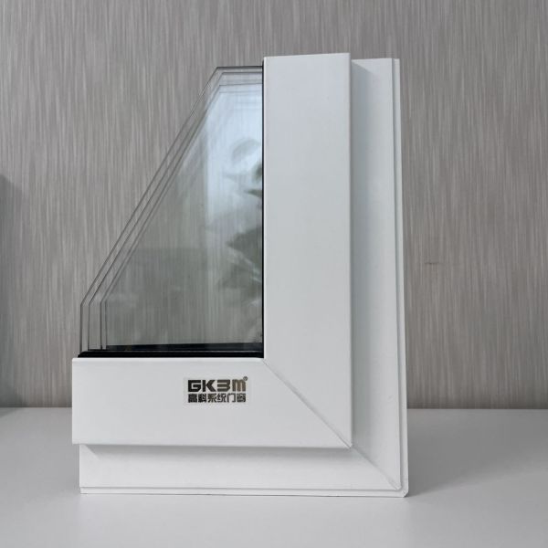 GKBM 62 Series UPVC Sliding Window Profiles Structural Components