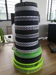 Plastic Zipper Tape Rainbow Reflective Material Printed On Zippers For Bags