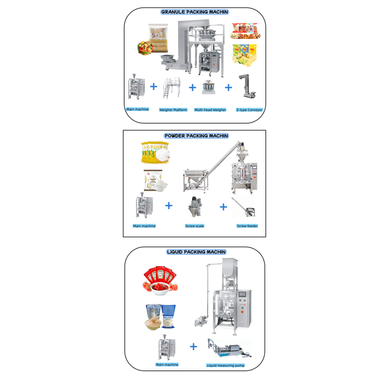 Nitrogen Gas Packaging Machine Vertical Form Fill Seal Machine