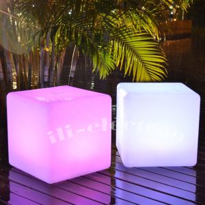 Plastic LED Cube Light With Remote Control And Adjustable Brightness