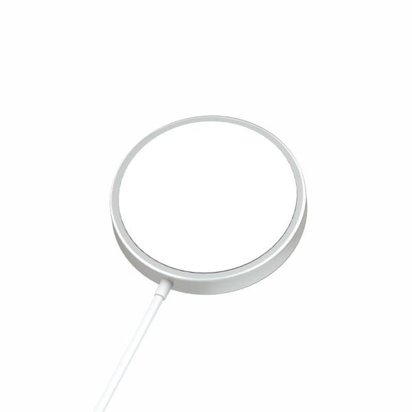 7.5w 9v 2.22a Positioning Automatic Adsorption White QI Magnetic Wireless