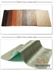 China 0.5mm Smooth Texture Synthetic Leather Fabric Covering Material on sale