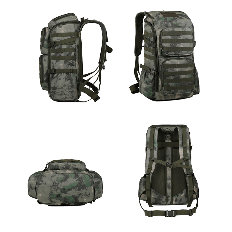 OEM Waterproof Tactical Outdoor Backpack , Unisex Camping Mountaineering Backpack