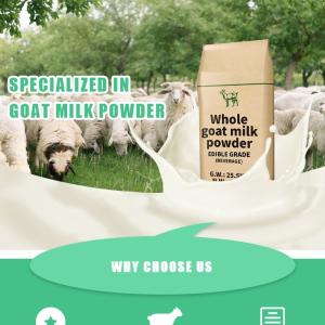 Wholesale Sterilized Sugar Free Full Cream Powdered Goat Milk Powder 25kg from china suppliers