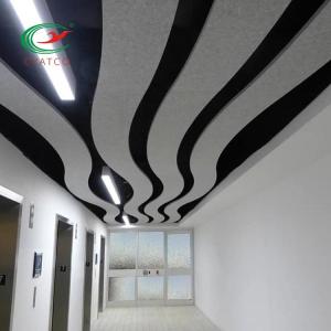 Wholesale Soundproofing Fiber Acoustic Ceiling Panels Fireproof Multicolor from china suppliers