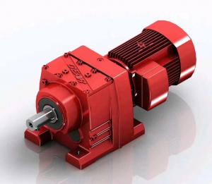 Wholesale Bevel Helical Geared Motor Speed Reductor With Shaft Red Power Transmission Parts from china suppliers