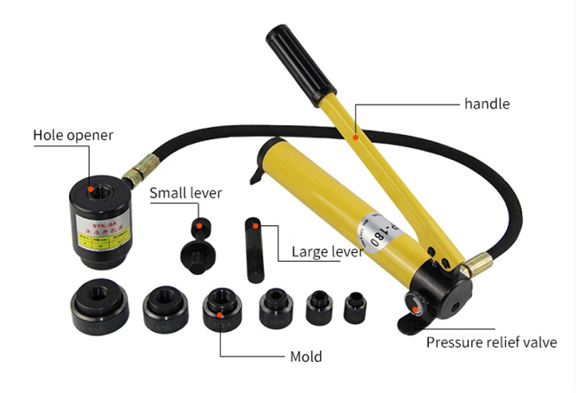 Hydraulic Transmission Line Stringing Tools 100KN Hole Puncher 16 - 51mm