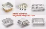 Plane Aluminium Foil Food Container Airline Aluminum Foil Container For Airline