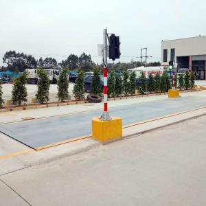Wholesale Concrete Foundaction Digital Truck Scale Weighbridge , Electronic Weighbridge 60 Ton from china suppliers