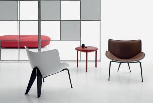 Wholesale Small B&amp;B Italia Do Maru Armchair , Home Furniture Painted Do Maru Chair from china suppliers