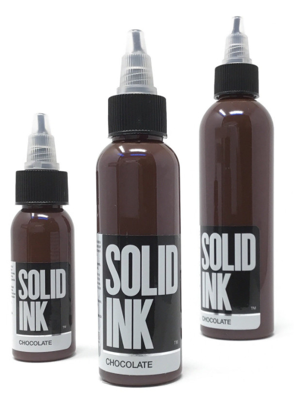 Natural Looking Permanent Makeup Pigment Solid Ink Tattoo Ink Vegan Chocolate 30ML