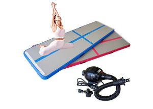 Wholesale 10m 12m Length PVC Air Track Gymnastics Mat / Inflatable Tumble Track For Kids 1 Year Warranty from china suppliers