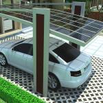 Width 2.5~3m Thickness 15mm Single Multi Solar Photovoltaic Carport