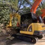 Japan HydraulicUsed Komatsu 56-7/60-7/70-8 excavator for sale, good condition,