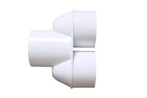 Wholesale White Spa Bubble Bath 3 Way PVC Fittings / Flexible 3 Way Pipe Fitting from china suppliers