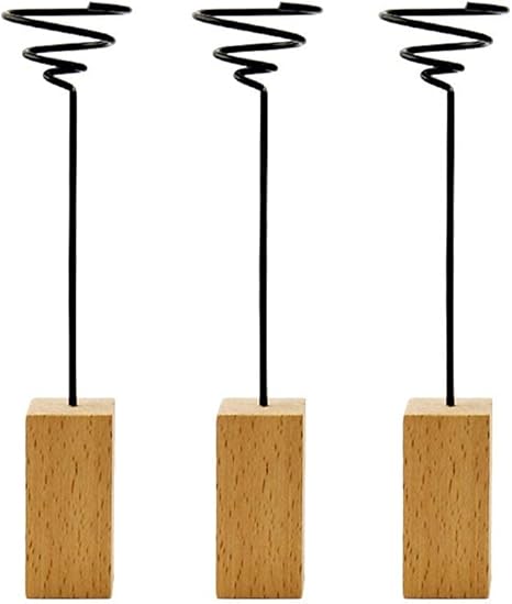 Real Wood Base Air Plant Holder. Small Terrarium for Living Room &AND Hallway Decor Office Desktop Decoration
