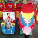Hansel theme park equipment for sale swing motor ride fiber glass electric kid