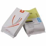 Waterproof White Kraft Paper Pregnancy Barf Bags for Morning Sickness