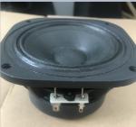 4 Inch Small Speaker Car Audio Woofer , Slim Subwoofer Car Audio In Black