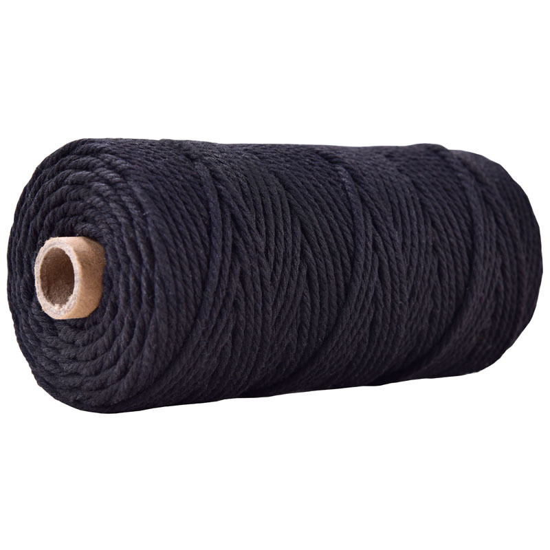 Green 3 Strand Twisted Nylon Rope 3mm Macrame Braided Cotton Rope