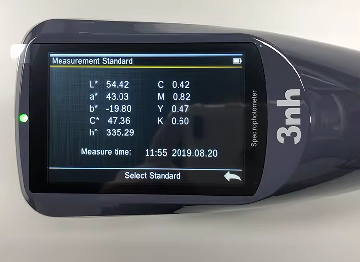 3nh Grating Spectrodensitometer Touch Screen Range 400~700nm Measuring CMYK CIE LAB Delta E Density Spectrodensitometer