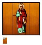 Dimming Stained Glass Decorative Panels Tempered Window Film High Transparent