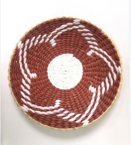 Wholesale 2021 new design High quality Wholesale seagrass wicker wall baskets wall plates hanging decor items from china suppliers