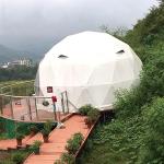 Camping 4 Season Geodesic Tent Dome House Inflatable Transparent