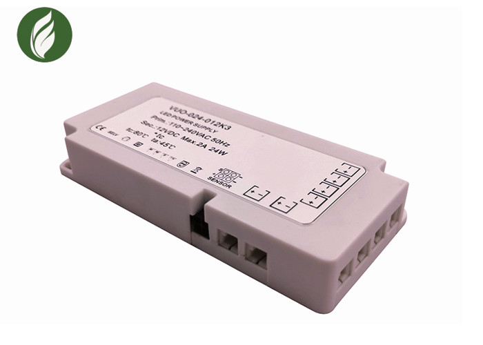 RoHS Fireproof 24 Volt DC LED Power Supply Ultralight For Under Cabinet Lighting