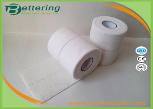 China White Colour 100% Medical Cotton Elastic Adhesive Bandage  Wrist Protection Fixation Tape with Feather Edge on sale