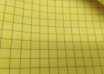 5mm Grid Yellow Anti Static Fabric For Industy UnderWear