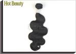 Hot Beauty 6A Peruvian Remy Virgin Human Hair Extensions Natural Black