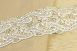 Wholesale Crochet Ivory Lace Ribbon Multi Creations 23mm Width Bugles Equipped from china suppliers