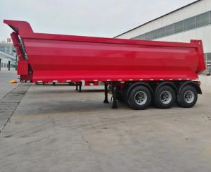 Wholesale 40-80 Ton Dump Semi Trailer With ABS And Heavy Mechanical Suspension from china suppliers