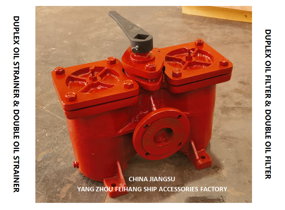DOUBLE LOW PRESSURE DUPLEX OIL FILTER MODEL:AS65-0.75/0.26 CB/T425-94