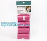 LED Flashlight Dog Waste Bag Dispenser Holder with Pet Waste Bag Poop Roll Bags,