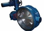 Three Eccentric Metal Seated Butterfly Valve Flange Type For Electric Power