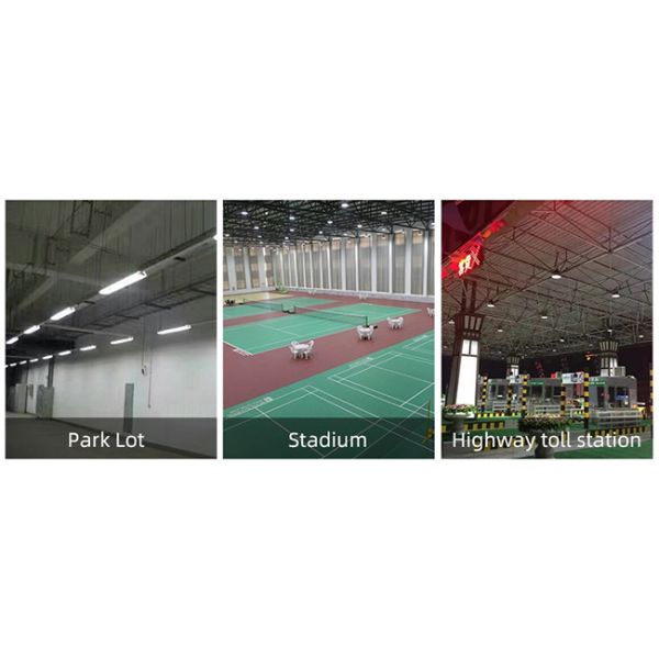 100W Warehouse LED High Bay UFO Lights Die Casting Aluminum Materials