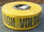 YelloRed DANGER Tape Caution Tape Roll 3-Inch Non-Adhesive Sharp Red Color