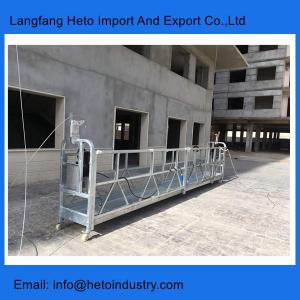 Wholesale Malaysia 2 meters aluminium temporary suspended platform gondola for building maintenance unit from china suppliers