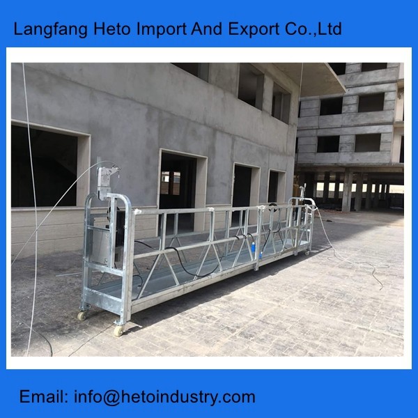 CE high building construction cleaning ZLP series suspended platform in India