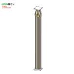 15m pneumatic telescopic mast 400kg payloads NR-3.4-15-400N-7S-160-316
