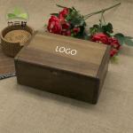 Wooden Watch Box Handicraft Box With Metal Hinge And Magnet(Retro Color)