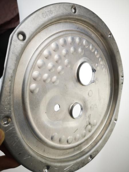 Custom Metal Motor End Cover | Precision Stamped Steel Housing Plate with