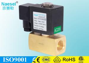Wholesale NC NO 9 MM Orifice Piston Solenoid Valve 0 - 10 Bar PTFE - 60 - 200 ℃ Temperature from china suppliers