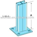 Wall Cantilever Support Bracket Steel Building Hanging Rail Roller 1200mm 1000mm